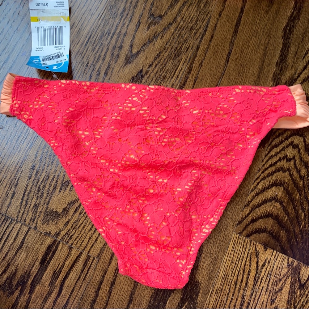 NWT California Waves 2-Piece Coral Swimsuit SET, M - Picture 8 of 9